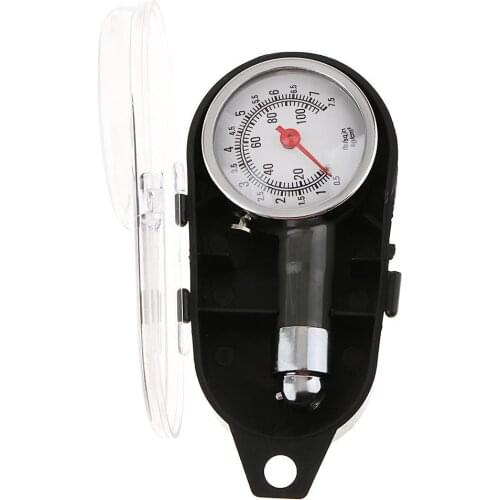 Auto Car Tire Air Pressure Gauge Dial Meter 0-100PSI PSI Vehicle