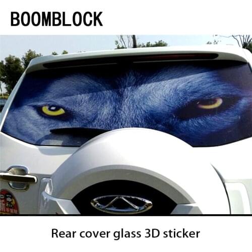 Car Styling Car Rear Windshield Mesh Film One Way Vision Stickers for Abarth Fiat 500 BMW E36 Mercedes Benz W204 Volvo XC90