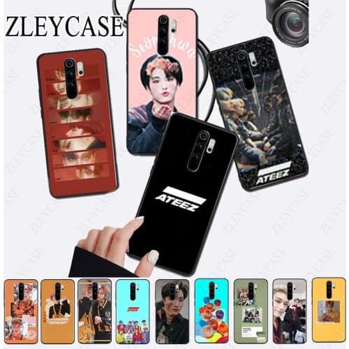 HongJoong SeongHWA ATEEZ Phone Accessories Case for redmi note8pro note7 note5 note6pro 7A 8A 8 note9s note9pro Coque Shell