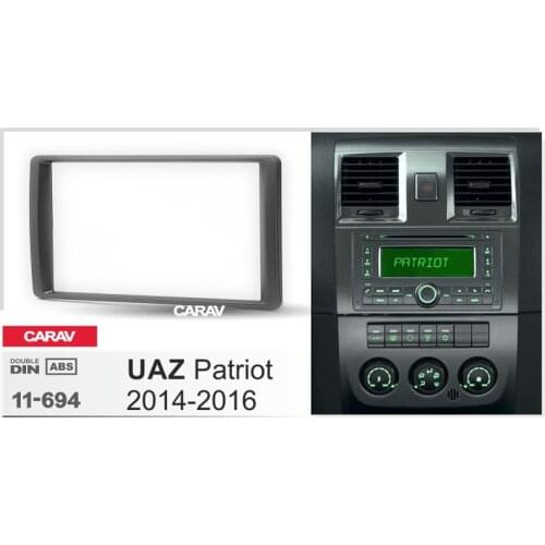 CARAV 11-694 stereo install dash kit car dash installation kit radio dash installation kit for UAZ Patriot 2014-2016