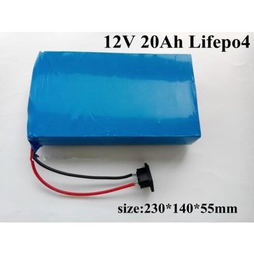 Lifepo4 20A 12V battery pack without BMS for Solar LED lighting Ultrasonic solar panel 12v frigde golf car scotter electric tool