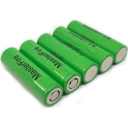 MasterFire 8pcs/lot 100% Original MJ1 18650 INR18650MJ1 10A discharge lithium battery cell 3350mah Rechargeable toch batteries