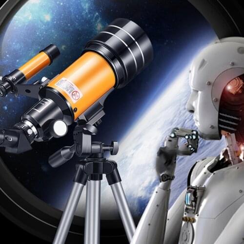 Monocular Professional Astronomical Telescope 70mm Aperture Monocular Space Telescope With Tripod For Kids New Year Gifts 2021