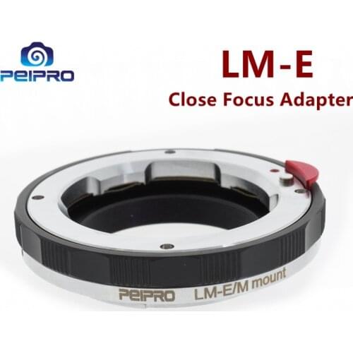 PEIPRO LM-E for LEICA M Lens to SONY E-Mount Cameras Close Focus Adapter A7M3/R3/A9/R2/S2/M2/A7/A6000