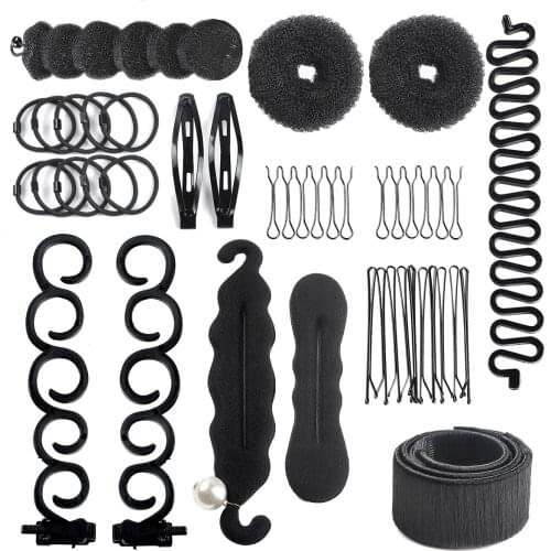 Hair Braiding Tool Weave Braider Roller Hairpins Clips Hair Twist Styling Tool DIY Hair Accessories for Women Hairstyle Headwear