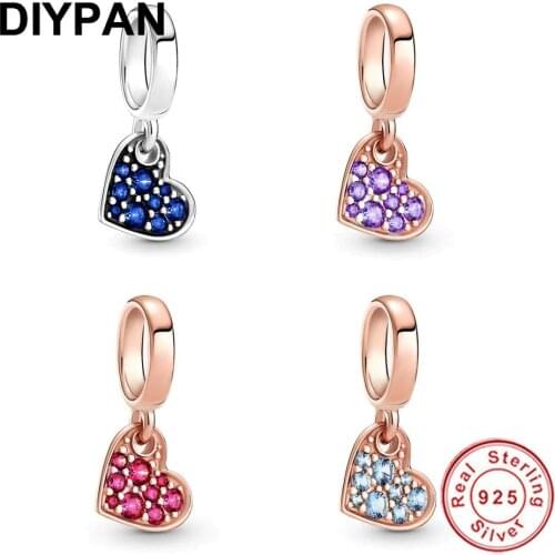 Key of Love/Floating Grains /Tower/Thanks Card Pendant Dangle Silver 925 Bead Fit Original Charm Bracelet Necklace Jewel