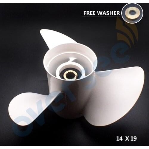 OVERSEE Boat Motor 58130-ZY3-T20 Aluminum Propeller For HONDA 115-225HP 14X19 Outboard Motor