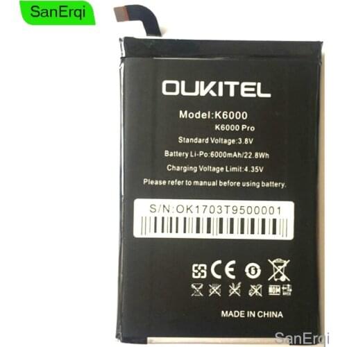 Аккумуляторы для телефонов Oukitel K6000 Pro SanErqi China At AliExpress