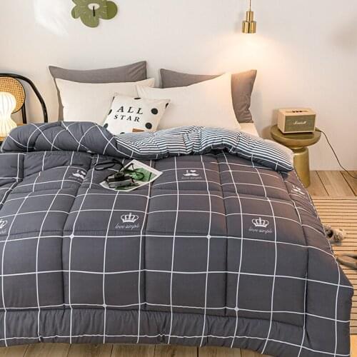 Silk quilt winter by the core thickened to keep warm single student dormitory winter cotton quilt air conditioning by cotton