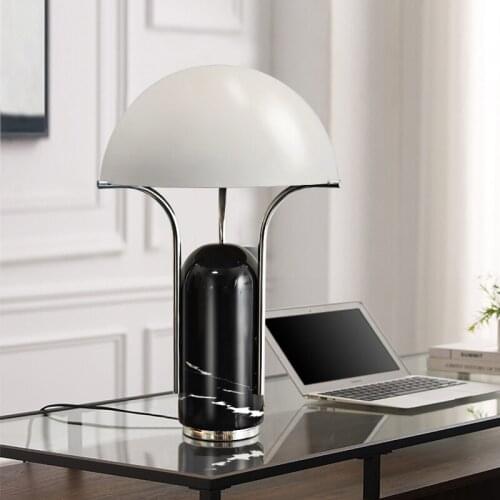 Modern table lamp simple marble designer Nordic personality creative light luxury study desk bedroom bedside lamp