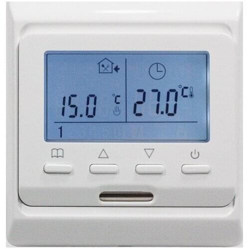M6.716 220V 16A LCD Programmable Electric Digital Floor Heating Room Air Thermostat Warm Floor Controller