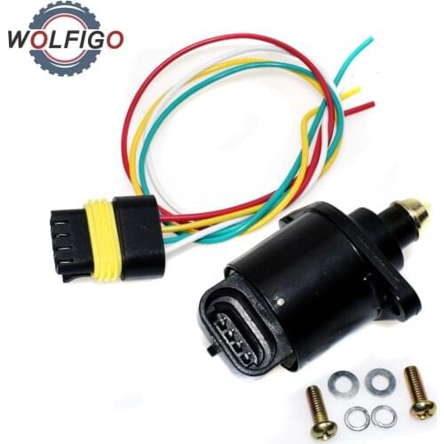 WOLFIGO New Control Idle Air Valve Set 4419639 For 1997 Eagle Vision 3.5L V6 Chrysler Cirrus With Pigtail Harness 4 wires PT2296