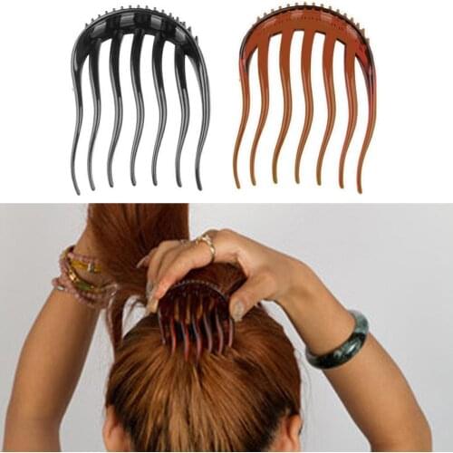 Fashion Womens Volume Inserts Hair Clip Hairpin Bumpits Bouffant Ponytail Comb