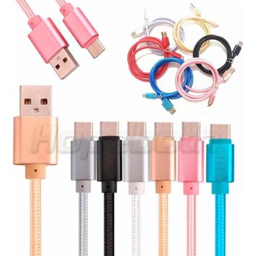 1M 2m 3M OD 5.0 Thick micro 5pin V8 Fabric braided nylon usb data charger cable for samsung s4 s6 s7 edge for htc lg sony