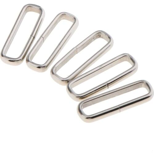 10 Pack Band Stainless Steel Retainer Keeper Buckle Ring 18mm& 20mm