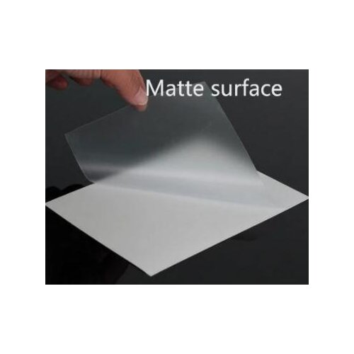 100PC A3 Clear Photos Production Cold Lamiantion Film Sheets With Matte Surface