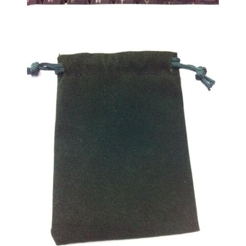 100pcs/Lot 7x9cm Black Retail Jewelry Velvet Gift Packaging Bags & Pouches