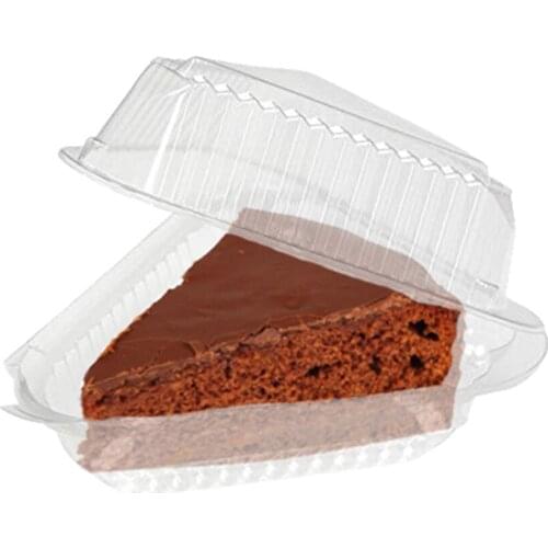 100pcs Sandwich Plastic Packing Box Pizza Cake Dessert Packing Box Reusable Breakfast Box for Home and Outdoor Picnic