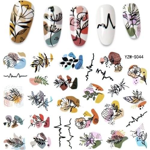 2021 3D Nail Sticker Beauty doodle for nail Foil Design Nails Accessories Fashion Manicure Sticker