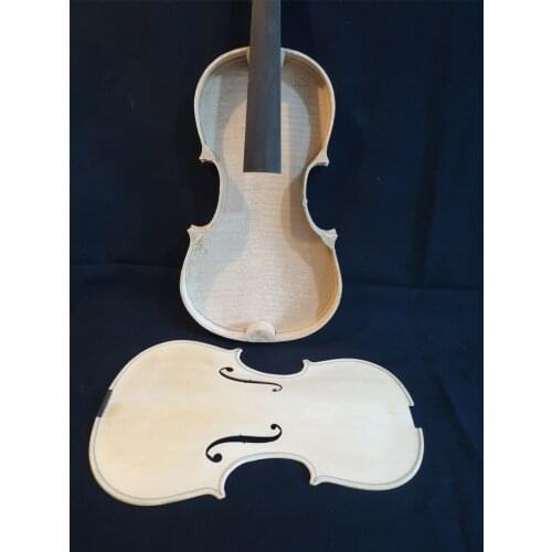 4/4 Violin copy "Laurentius Guadagnini"1746 Unvarnished top & back unglue