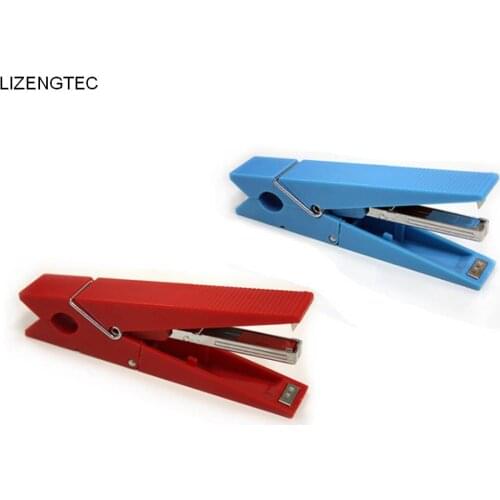 Free Shipping LIZENGTEC New Design Clip Binding Stapler Machine For School Office Factory Supplies as Gift