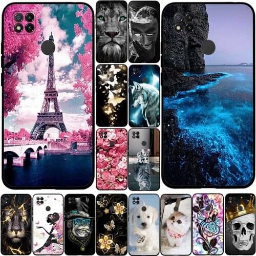 Phone Cases For Xiaomi Redmi 9C NFC Case Cover Soft Silicone TPU Cover For Xiomi Redmi 9C 9 C Redmi9C NFC Case 6.53 Cute Bumper