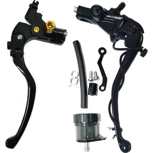 CNC 19 RCS Motorcycle Brake Master Cylinder Cable clutch Radial Brake Pump 22mm Universal For Honda Yamaha Kawasaki Suzuki