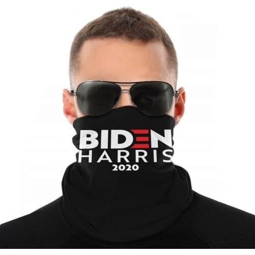 Joe Biden Harris 2020 America USA Scarves Half Face Mask Men Women Halloween Neck Gaiter Seamless Bandanas Windproof Headwear