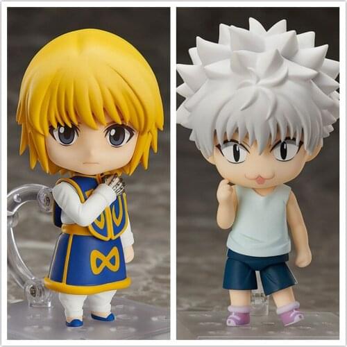 10cm Hunter X Hunter Figure Killua Zoldyck #1184 Kurapika #1185 Anime PVC Action Figure Toys Gift