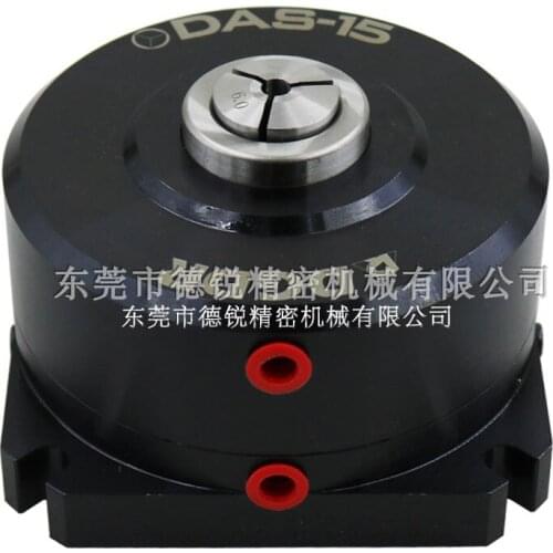 Fixed pneumatic chuck seat, DAS-15, vertical drilling machine and milling machine pneumatic chuck seat