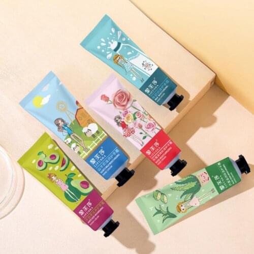 5 Style Fruit Plant Fragrance Hand Cream Moisturizing Smooth Fruit Green Soft and Hand Botanical and Care Extracts TSLM1 M0U3