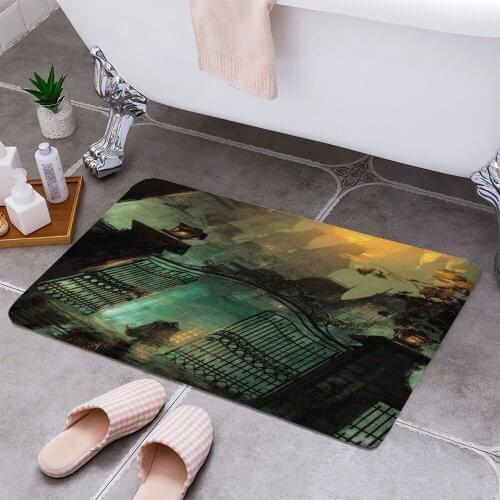 The hoont is done 3D Print Doormats Rectangle Non-Slip DoorMat Bedroom Kitchen Entrance Print Door rugs Dropshipping
