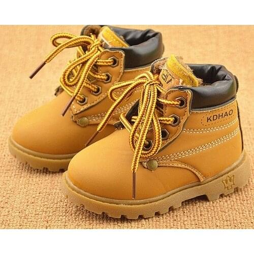 Autumn Winter Children Sneakers Boots Kids Shoes Boys Girls Snow Boots Casual Shoes Girls Boys Plush Fashion Boots