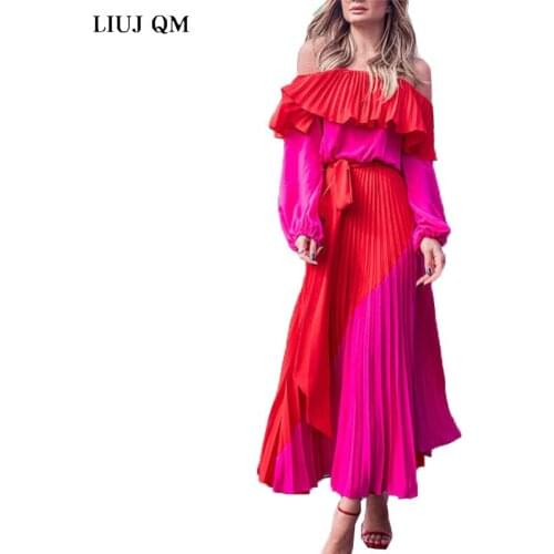 Летние платья с открытыми плечами LIUJ QM China At AliExpress
