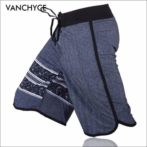 VANCHYCE Mens Shorts Beach Men Bermuda Short Quick Dry Silver Board Shorts Swimwear Men Masculino Star Shorts