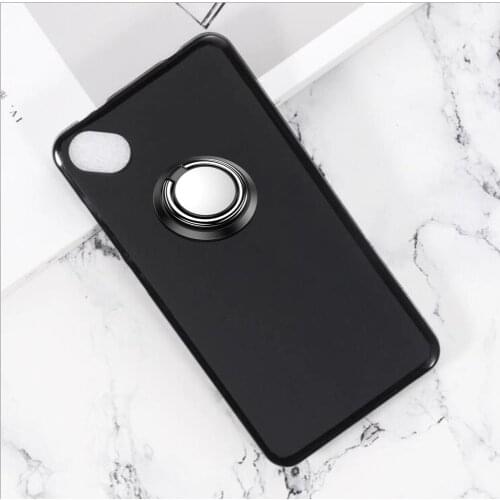 Soft Case For Wiko Tommy 3 U Feel Fab 4G Lite View 4 Sunny 2 4 Plus Y50 Y70 Jerry 4 Back Ring Metal Car Magnetic Holder Cover