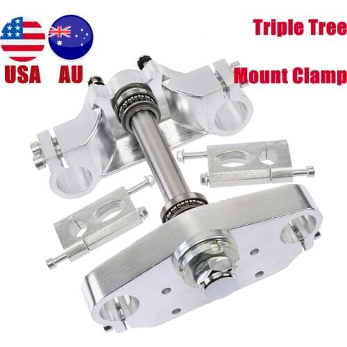 Front Fork 33mm Triple Tree 22mm Mount Clamp Bar Riser For 110cc 125cc 140cc Thumpstar SSR SDG Dirt Pit BikeCRF50 XR50 Apoll