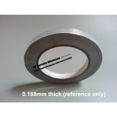 0.188mm Thick,10mm wide, 25 meters long, Single Adhesive Aluminum foil Tape for BGA, Kitchen Use