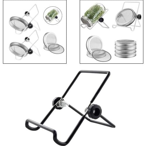 Angle Adjsutable Germination Bracket Anti-slip Stainless Steel Sprouting Stand