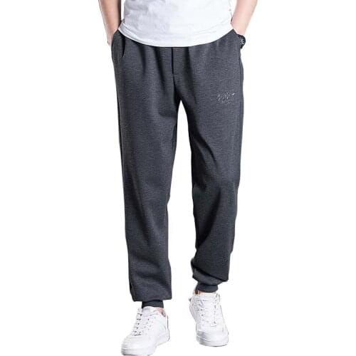 Spring Autumn Sportwear Hip Hop Sweatpants Cotton Men Casual Harem Joggers Pants Loose Baggy Pants Trousers Big Size L-6XL