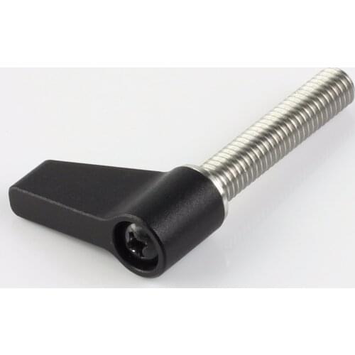 M6 30mm Wingnut Thumb Ratchet Screw fr Film Camera Dolly DSLR Rig Cage Gimbal 15mm Rod System BMCC BMPC Tripod Slider Stabilizer