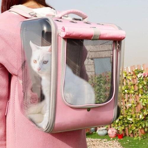 Cat Carrier Bags Breathable Pet Carriers Small Dog Cat Backpack Outdoor Shoulder Bag For Small Dogs Cats Pet Backpack Supplies