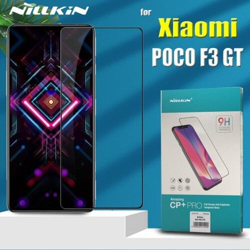 Nillkin Tempered Glass for Xiaomi POCO F3 GT 5G Nilkin 2.5D Full Coverage Safety Protective Glass Screen Protector on POCO F3 GT