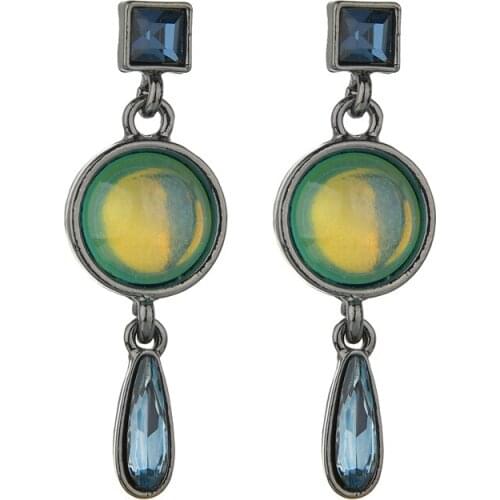 MESTIO 2021 Korean New Long Tassels Geometric Irregular Crystal Drop Earrings For Woman Classic Fashion Jewelry Gifts Wholesale