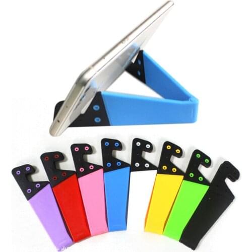 1pc Portable V Shape Foldable Tablet Cellphone Stand Holder Adjustable Universal Mobile Phone Support Holder Convenient Stand