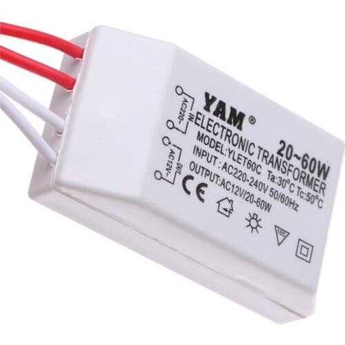 40W 12V Transformer Halogen LED Lamp Power Supply Driver Electronic Adapter New