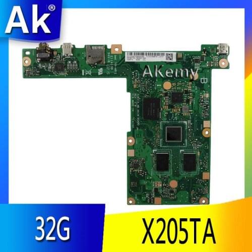 AK X205TA Laptop motherboard For Asus X205TA X205TAW X205T X205 Test original mainboard X205TA X205TAW 32G