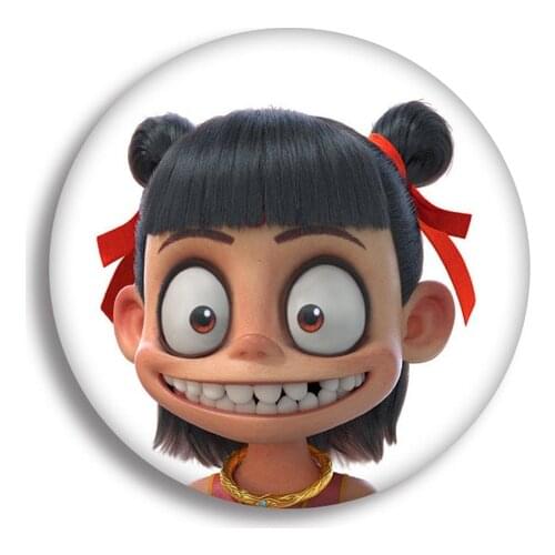 Anime Film Costumes Badge NE ZHA I Am The Desiny Cute Badge Brooch Pendant Accessories