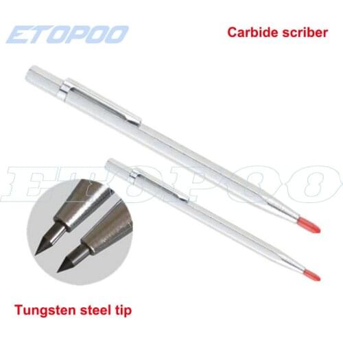 10pcs/lot Diamond Glass Cutter Carbide scriber carbide tipped scriber lettering carbide pen Carbide Point Scriber