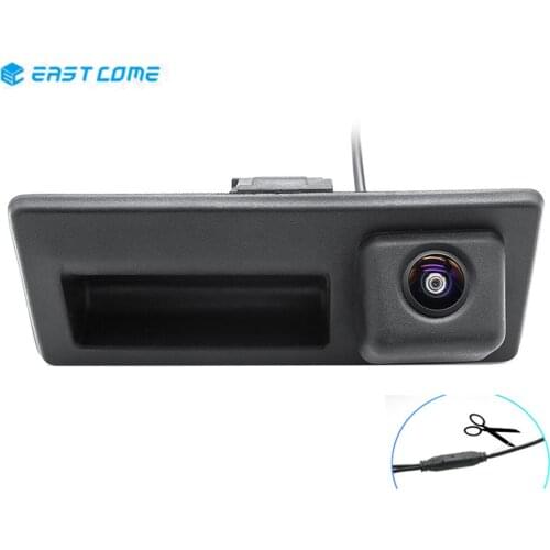 Car Rear View Camera 1080P Trunk Handle Reverse Camera for Audi A4 A3 A5 Q5 for Volkswagen Passat B6 B7 Tiguan Golf Touran EOS